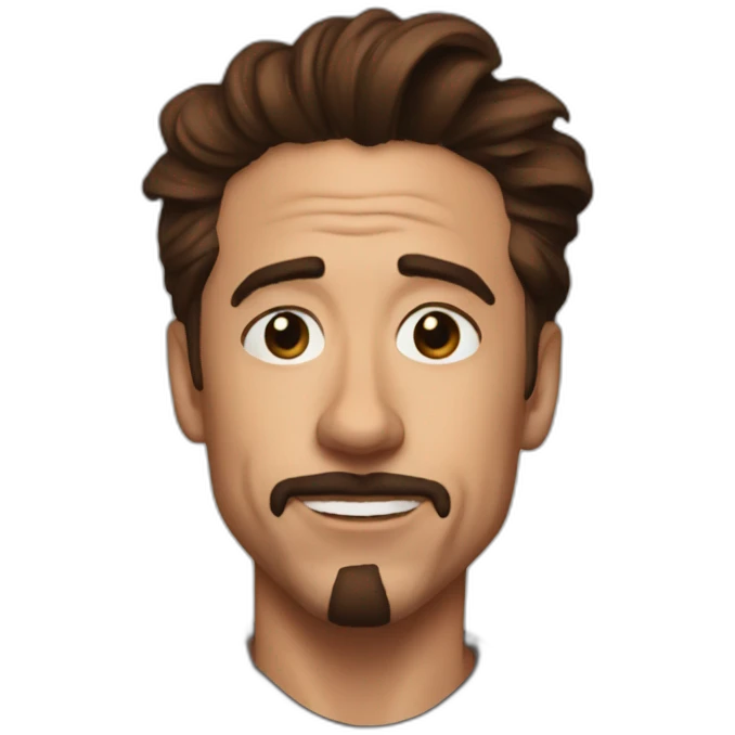 brown RDJ emoji