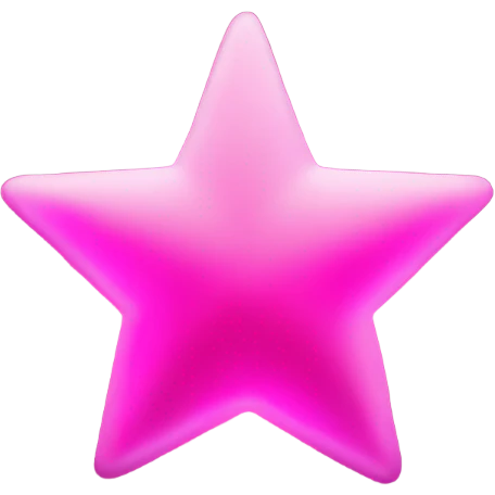 Pink star  emoji