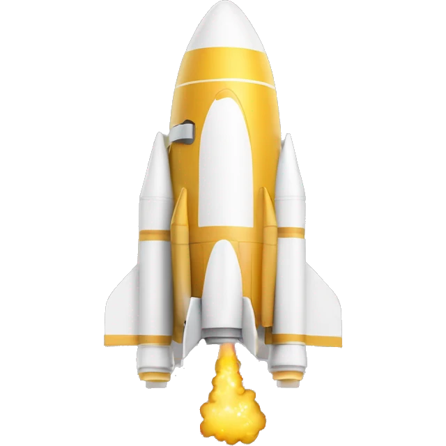 rakete mit Konfetti  emoji