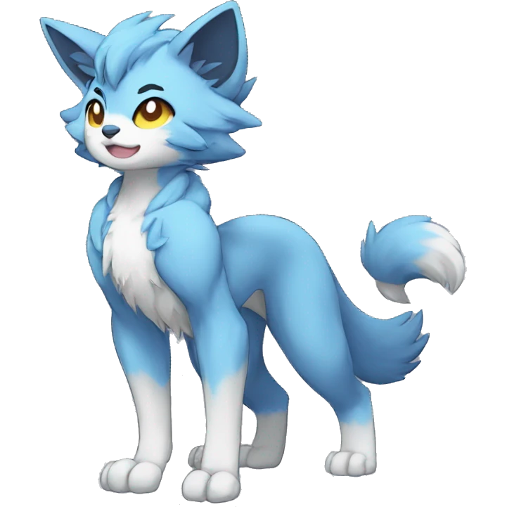 Anthro Sona Fakemon Full Body emoji