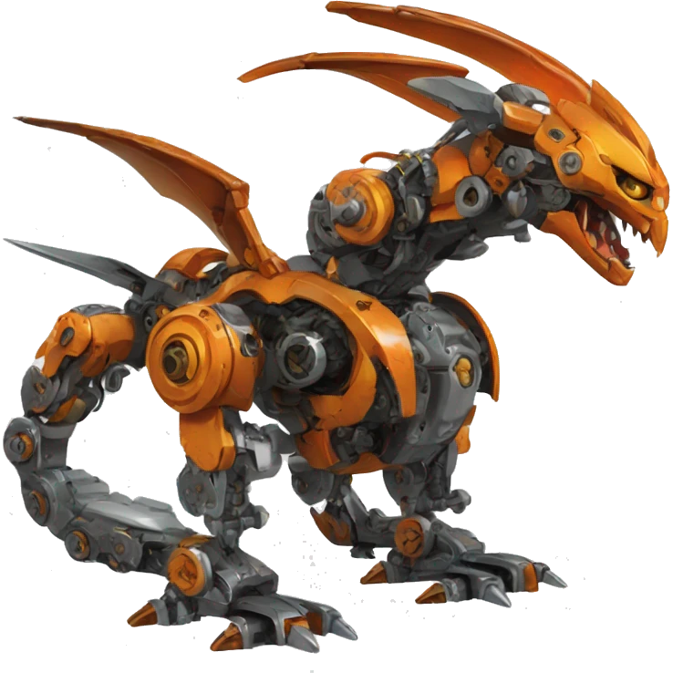 Mechanical Pokémon-dragon-Bionicle-Mecha full body emoji