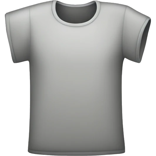 T Shirt shaped like the letter N emoji