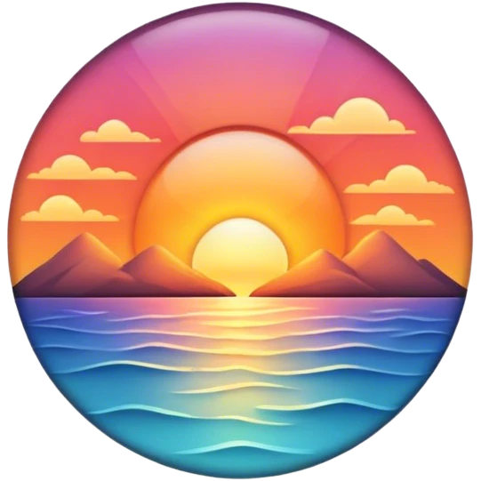 sunset emoji