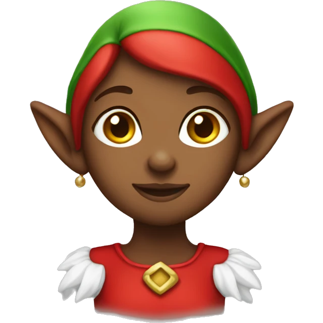 Red girl elf emoji