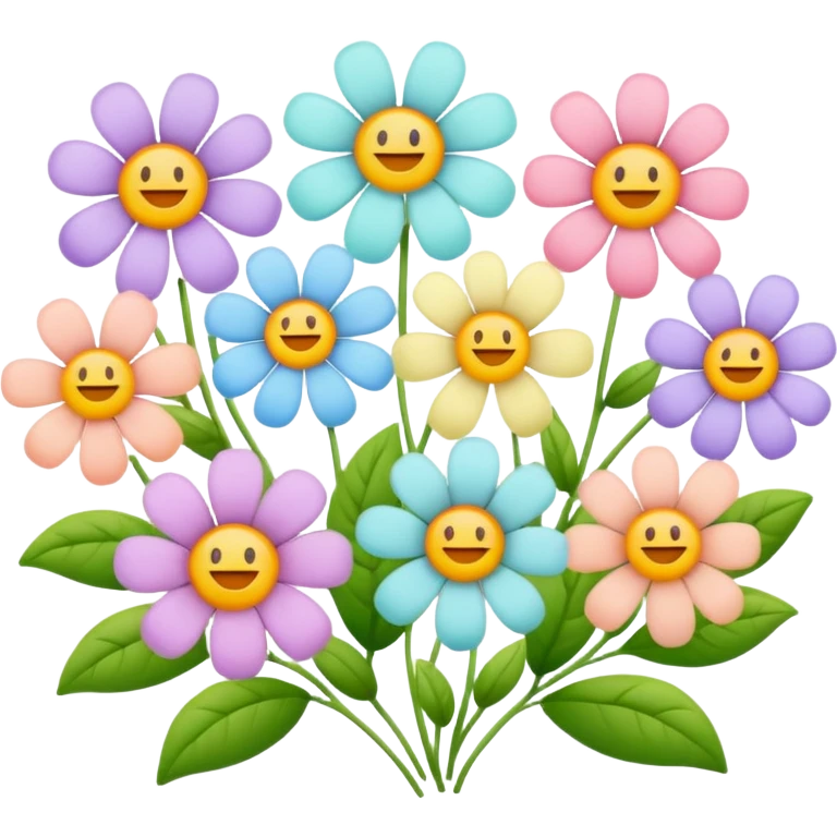 Cute cveće emoji