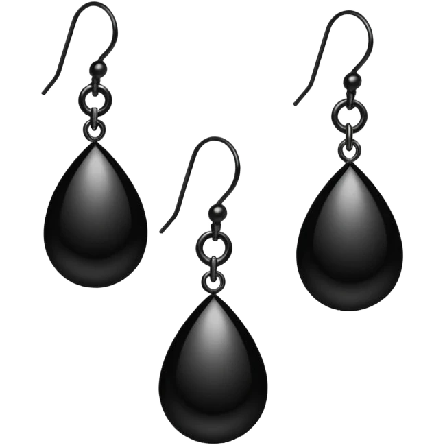 black earring emoji