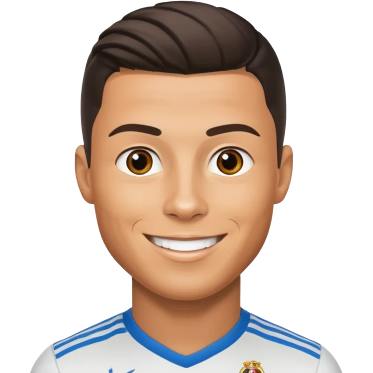 Cristiano ronaldo haciendo el siuu emoji