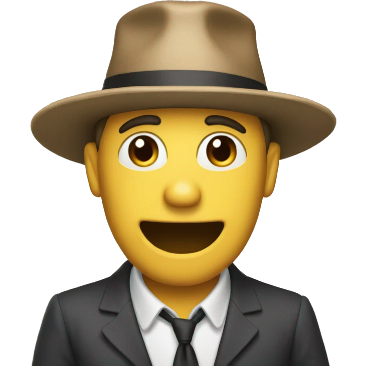 chat chapeau emoji