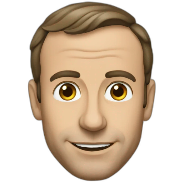 Macron enceint emoji