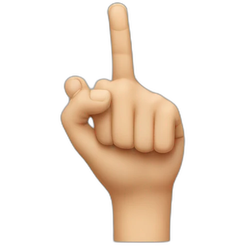 Index finger pointing left emoji