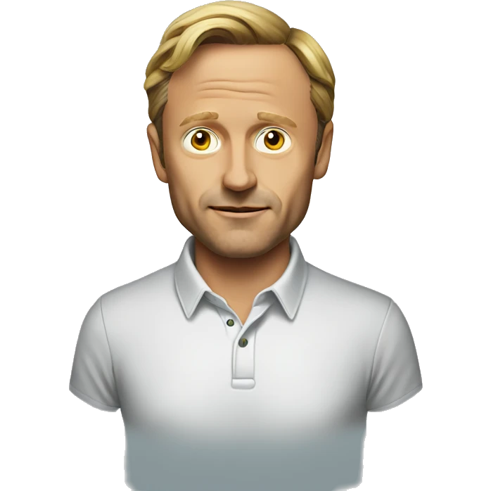 Christian Lindner with poloshirt emoji
