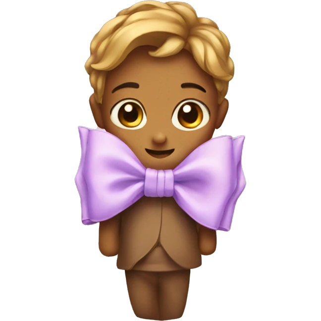 Cute bow emoji