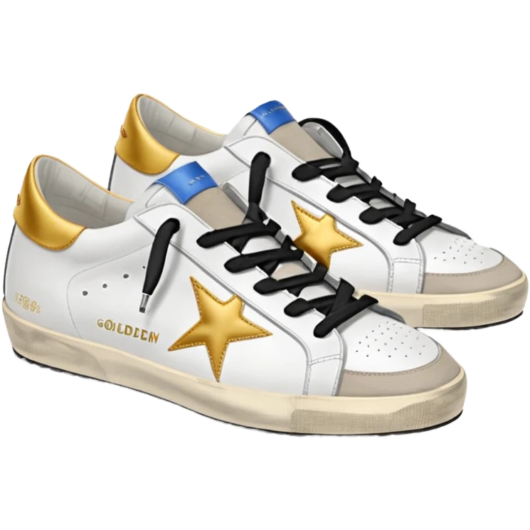 golden goose sneakers white emoji