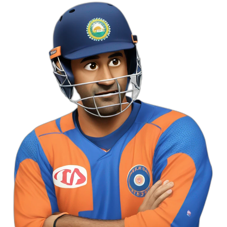 dhoni emoji