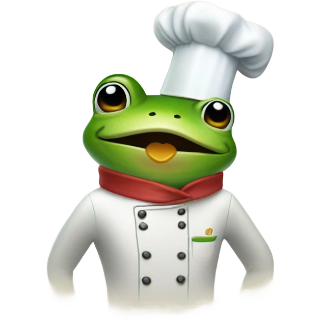 A frog doing Chefs kiss emoji