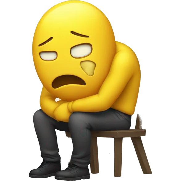 yellow guy in pain  emoji