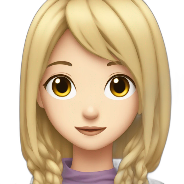 Anime girl emoji