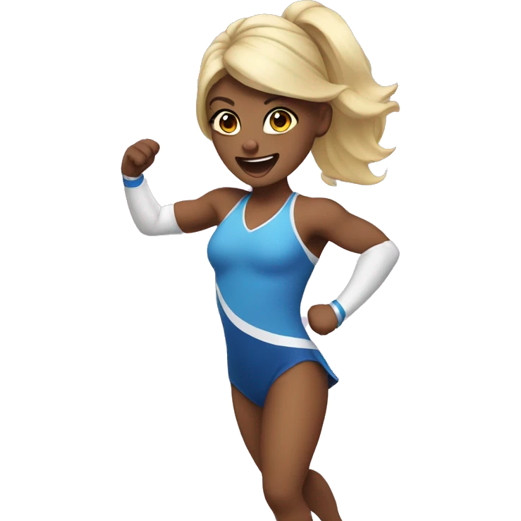 Cheer stunting  emoji
