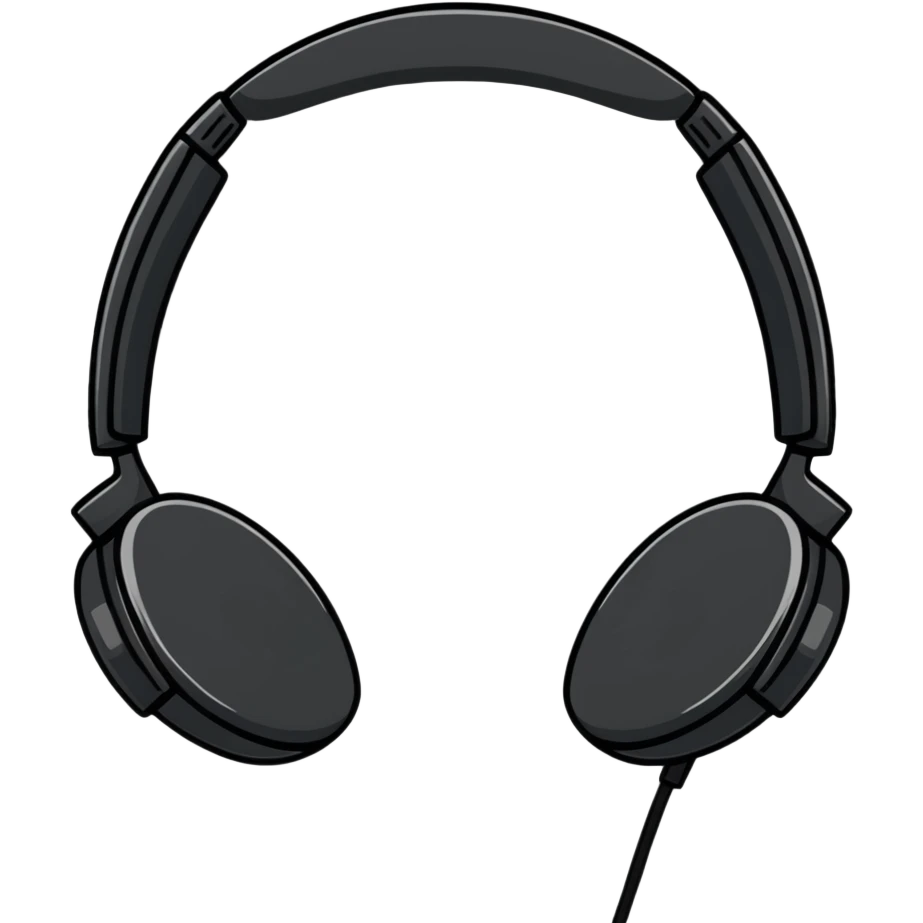 Premium white Sony headphones with large ear cups and sleek modern design emoji