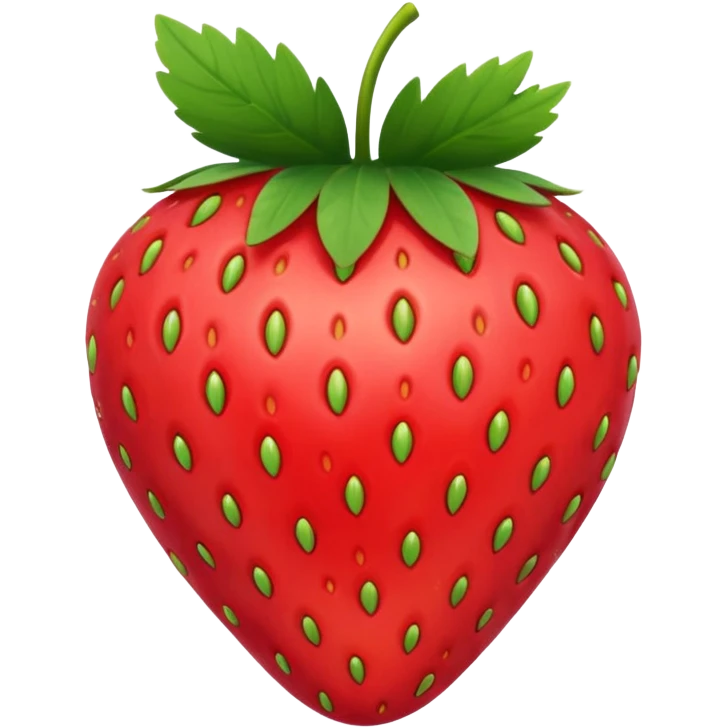 The body off the strawberry emoji