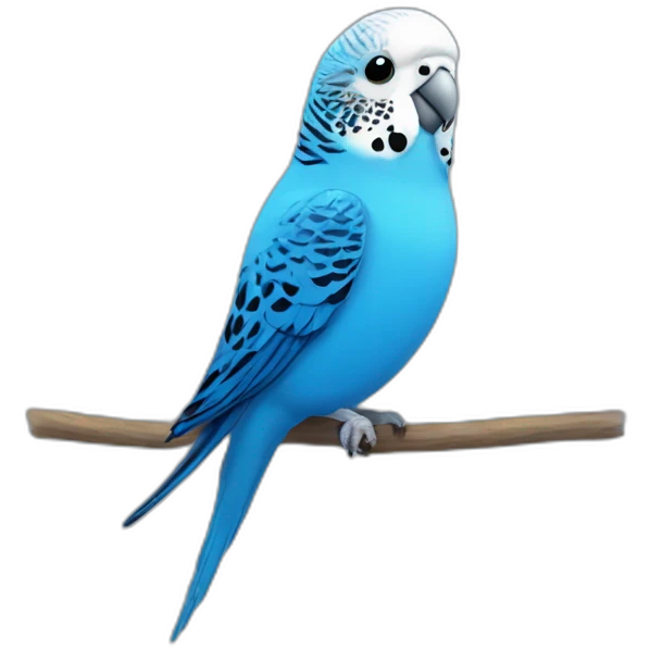 blue budgie emoji