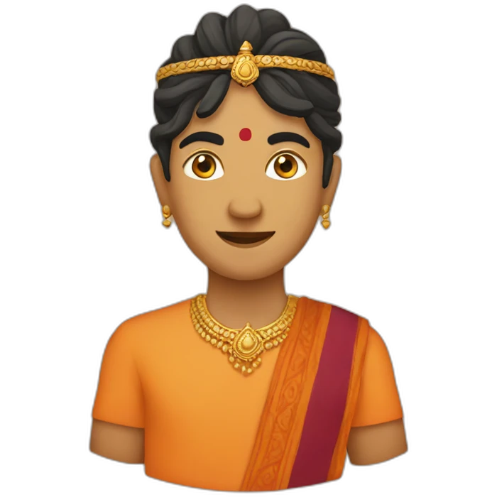 Shape of india emoji