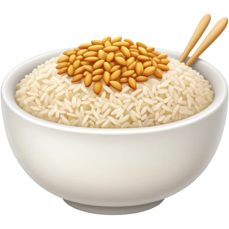 arroz blanco emoji