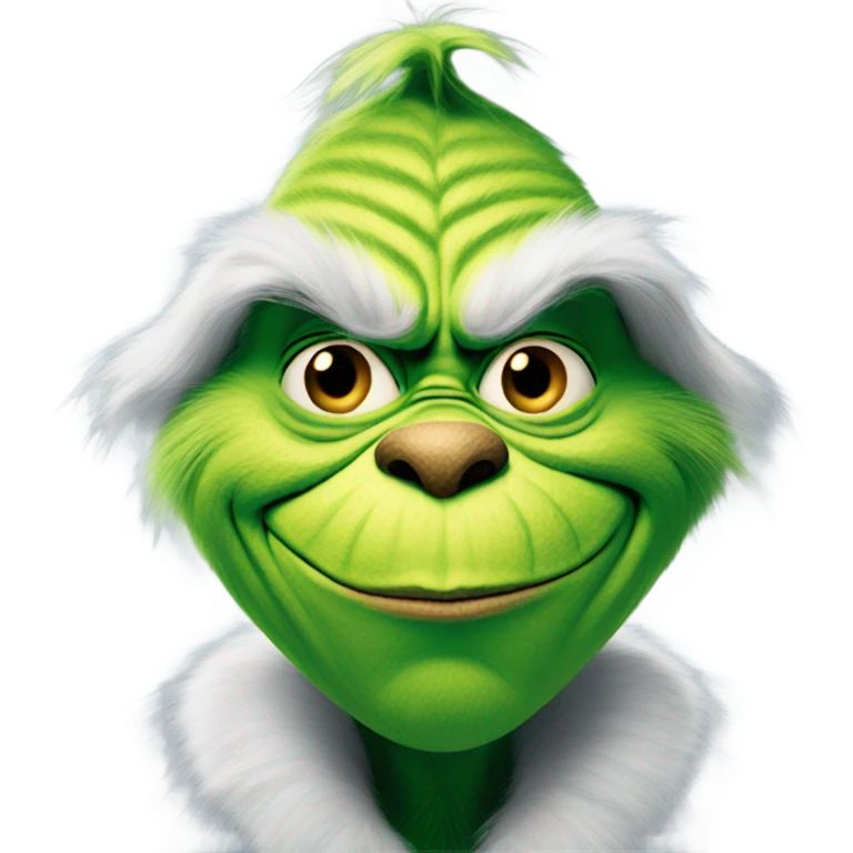 The grinch  emoji