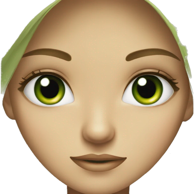 green eyed girlie  emoji