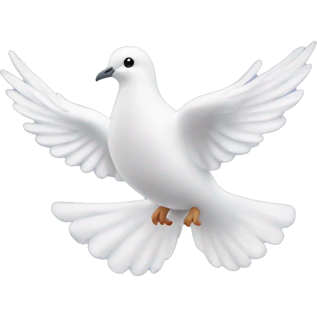 An actual dove using dove shampoo emoji