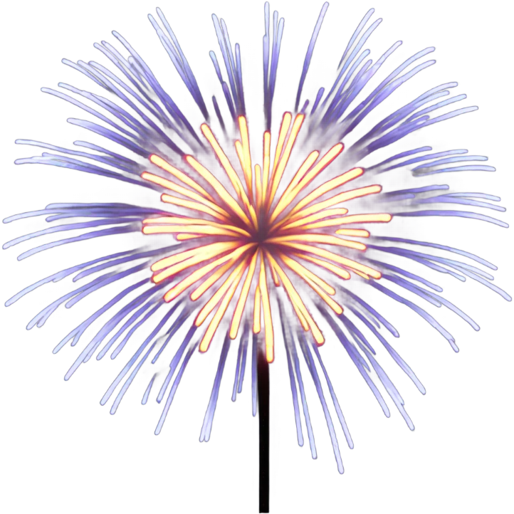 Fireworks emoji