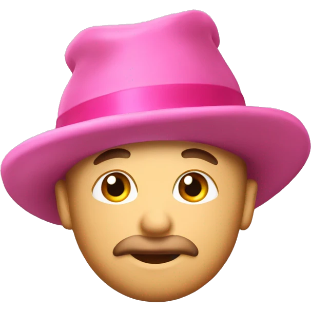 cappello di natale rosa emoji