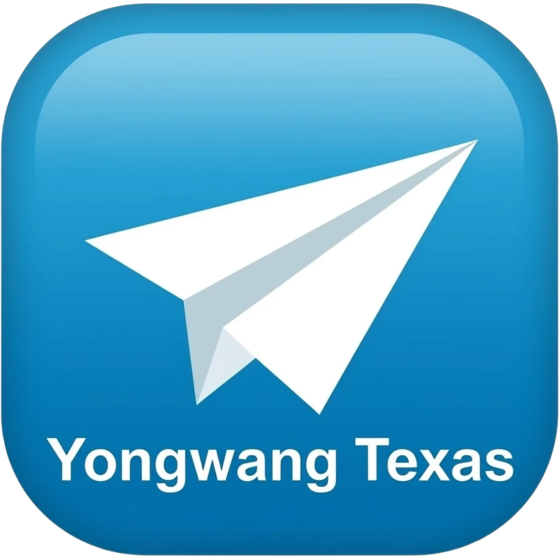(dont include people) Tap Telegram and enter Yongwang Texas now. (icon) emoji