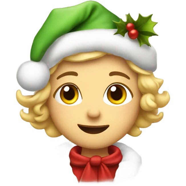 Cute Christmas emoji