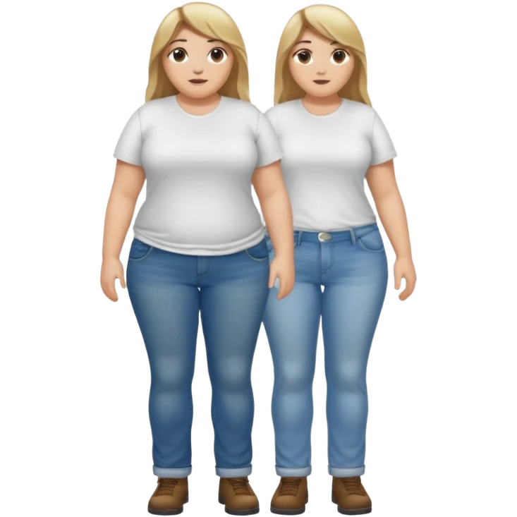 Full body nude plus size long hair dirty blonde pubic hair emoji