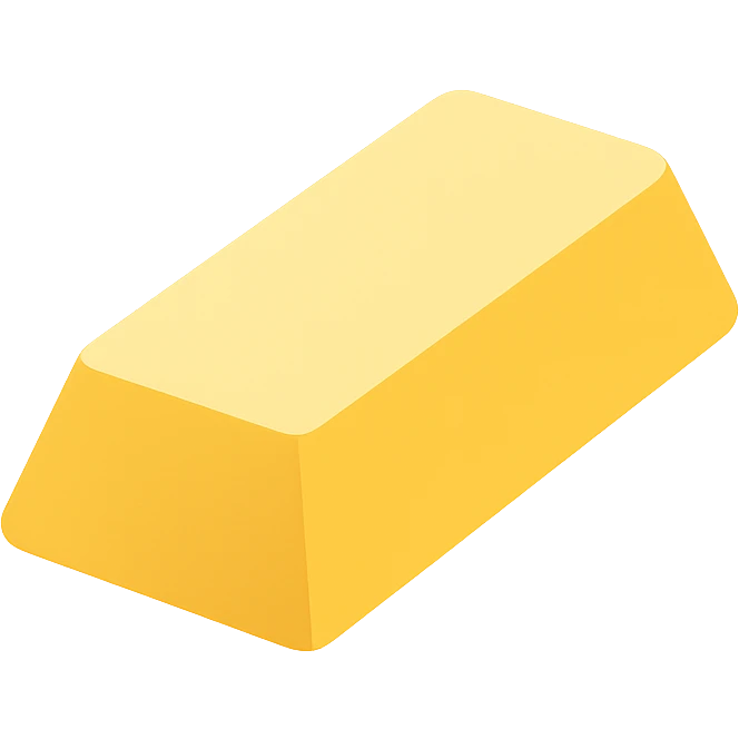 one gold ingot emoji