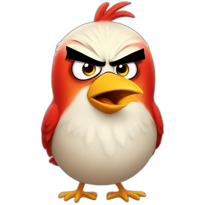 angry bird emoji