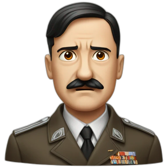Hitler qui fait un salut emoji