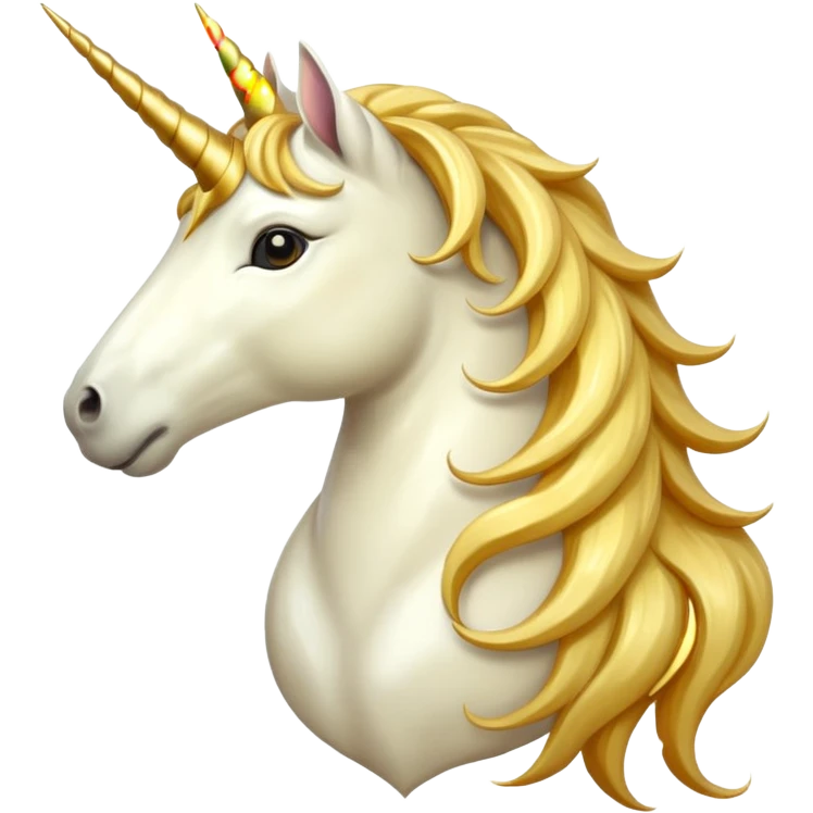 golden unicorn emoji