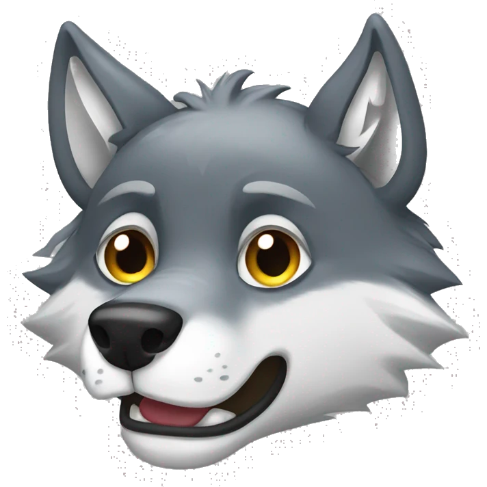 wolf crying emoji