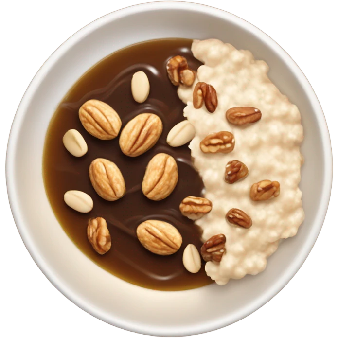 sticky toffee oatmeal emoji
