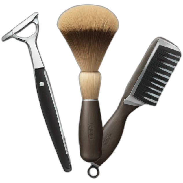 barber tools emoji