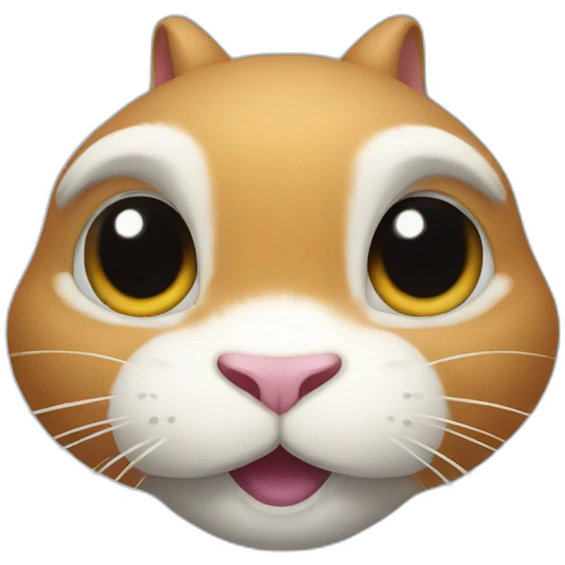 Fisheye rabbit face emoji