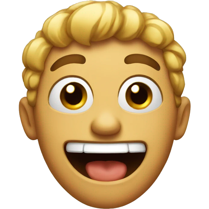 silly face emoji