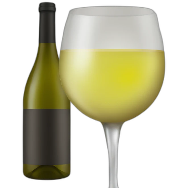 White wine emoji