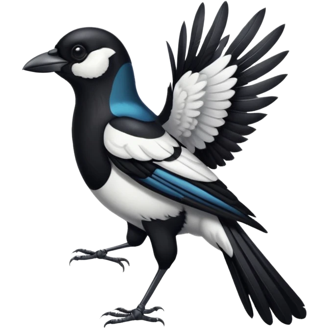 I want a magpie emoji emoji