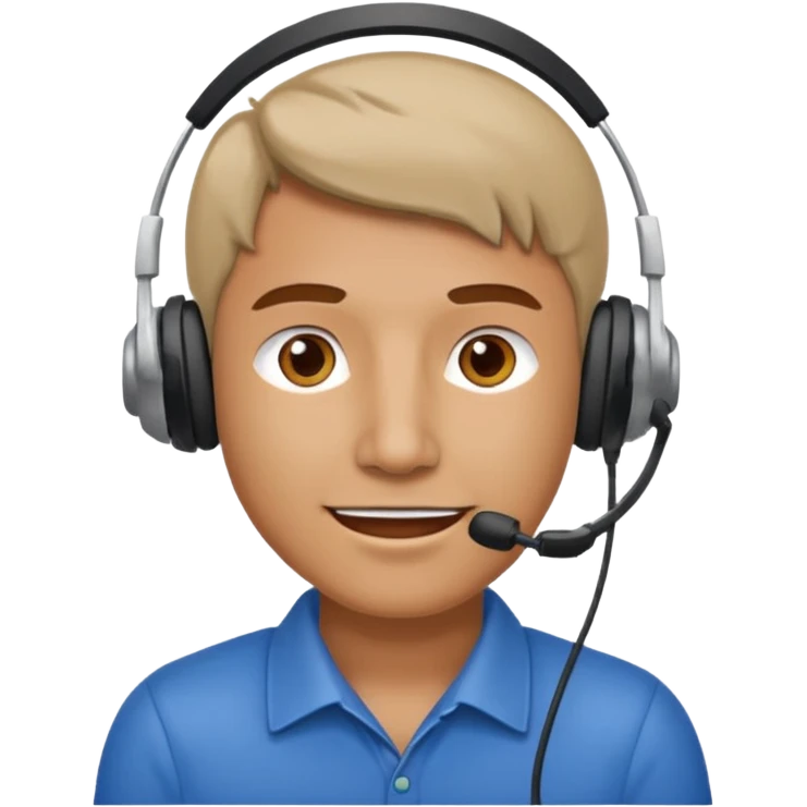 call center man emoji