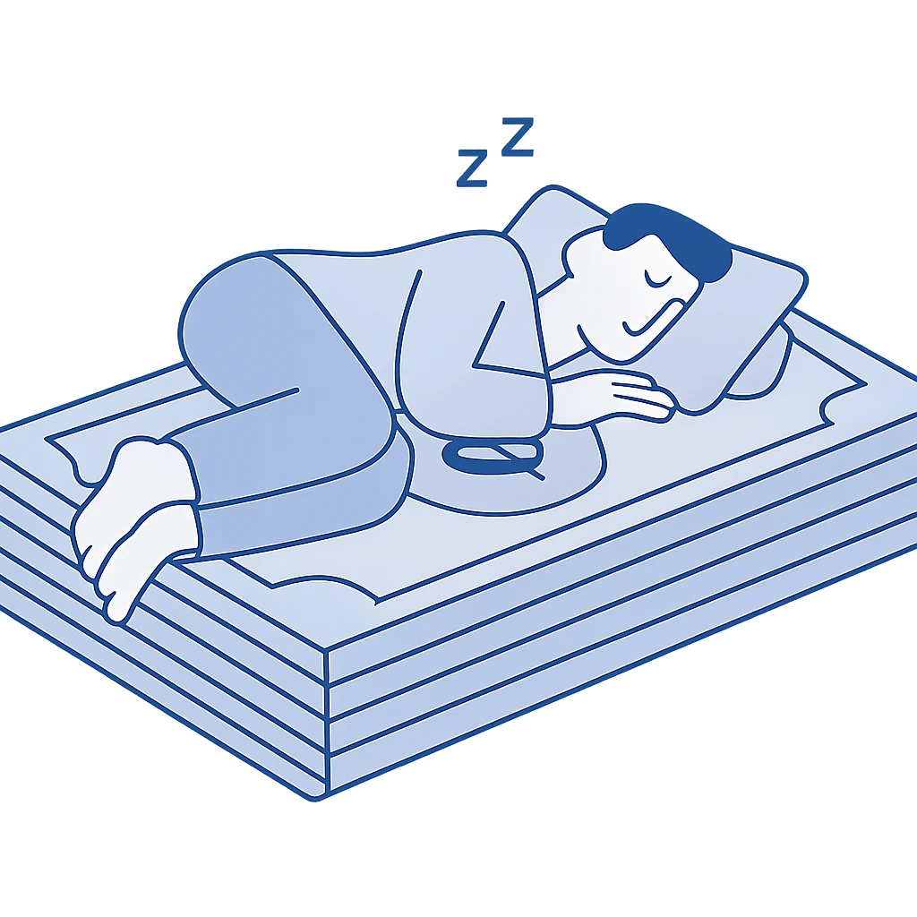 person sleeping on bed made of dollar bills emoji