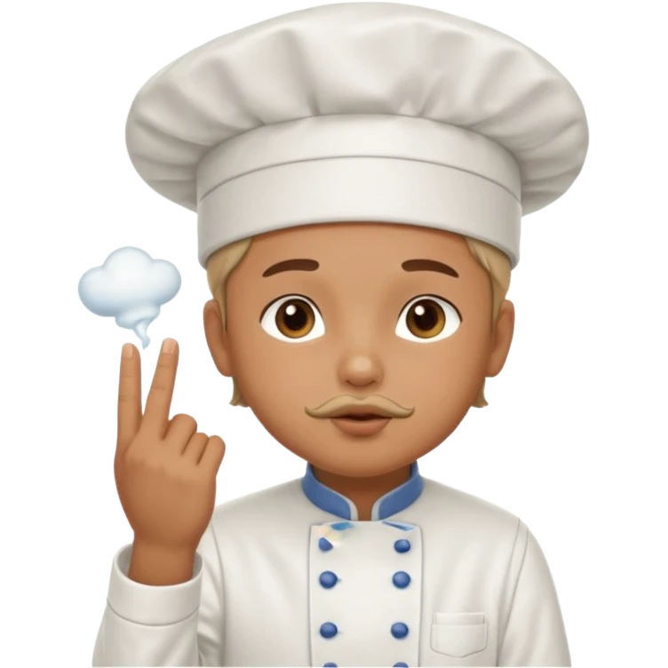 Chef blowing a kiss emoji