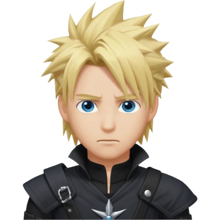 Cloud strife from final fantasy VII emoji